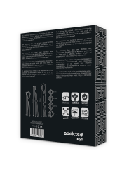 KIT 7 ANILLAS SILICONA PARA PENE Y TESTÍCULOS DE LA MARCA ADDICTED TOYS