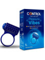 ANILLO VIBRADOR PLEASURE VIBES CON PUNTOS EN RELIEVE DE LA MARCA CONTROL TOYS