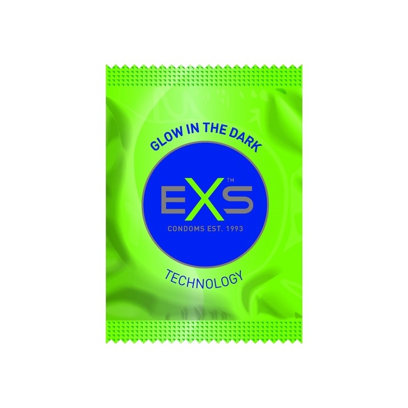 EXS - PRESERVATICO FLUORESCENTE - 100 PACK de la marca EXS CONDOMS