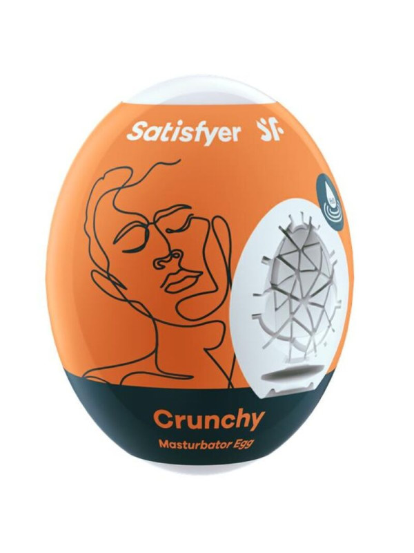 HUEVO MASTURBADOR HYDRO-ACTIVE CRUNCHY SATISFYER DE LA MARCA SATISFYER EGGS
