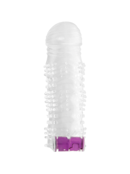 FUNDA PENE TEXTURADA CON BOLA VIBRADORA CLITORIS DE LA MARCA OHMAMA