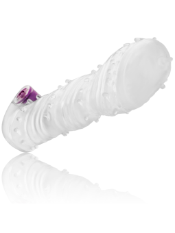 FUNDA PENE TEXTURADA CON VIBRADOR CLITORAL OHMAMA DE LA MARCA OHMAMA