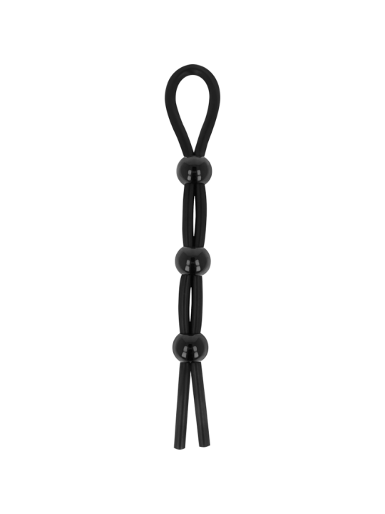 ANILLO DE CUERDA PARA PENE Y TESTÍCULOS EN SILICONA DE LA MARCA OHMAMA FETISH