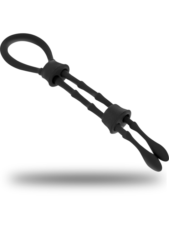 ANILLO DE SILICONA PARA PENE Y TESTÍCULOS OHMAMA DE LA MARCA OHMAMA FETISH