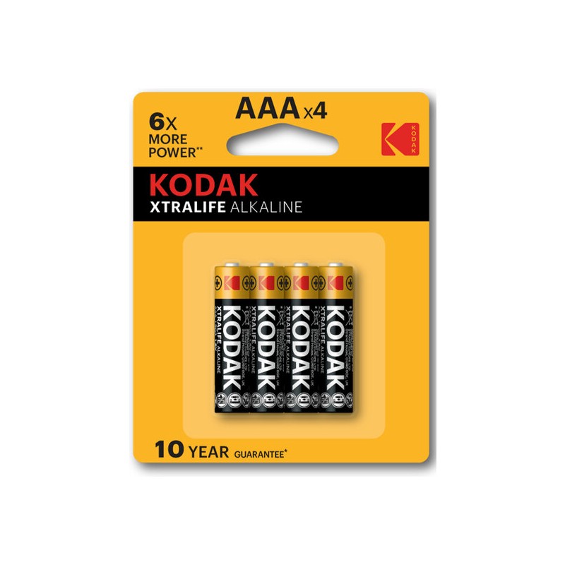 KODAK XTRALIFE ALKALINE AAA - 10 PACKS DE 4UDS de la marca KODAK