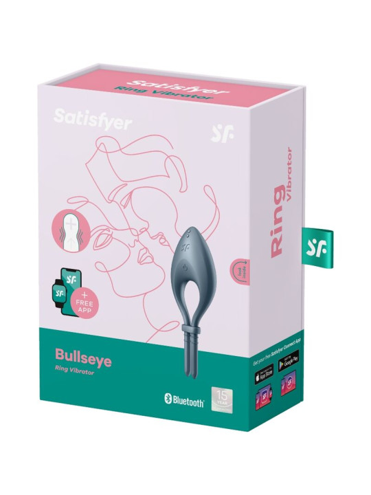 ANILLO VIBRADOR SATISFYER BULLSEYE APP GRIS DE LA MARCA SATISFYER RING