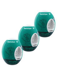 HUEVOS MASTURBADORES HYDRO-ACTIVE NAUGHTY X3 DE LA MARCA SATISFYER EGGS