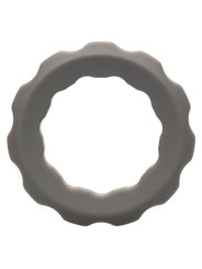 ANILLO ERÉCTIL ALPHA SILICONA LÍQUIDA GRIS DE LA MARCA CALEXOTICS