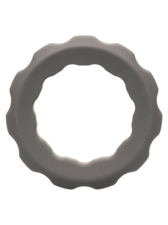 ANILLO ERÉCTIL ALPHA SILICONA LÍQUIDA GRIS DE LA MARCA CALEXOTICS