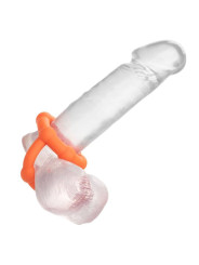 ANILLO DE SILICONA ALPHA STAR DOBLE ANILLO DE LA MARCA CALEXOTICS