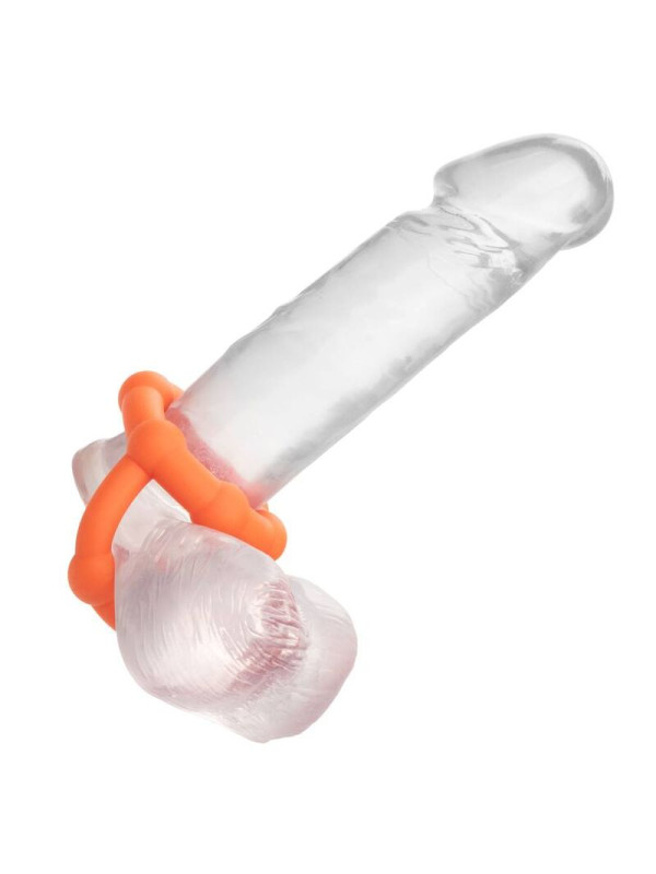 ANILLO DE SILICONA ALPHA STAR DOBLE ANILLO DE LA MARCA CALEXOTICS