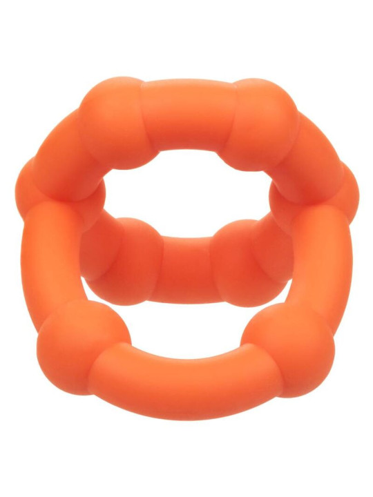 ANILLO DE SILICONA ALPHA STAR DOBLE ANILLO DE LA MARCA CALEXOTICS