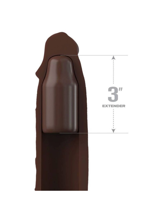 EXTENSOR DE SILICONA TENSIONS PIPEDREAMS CON PLUG DE LA MARCA FANTASY X-TENSIONS