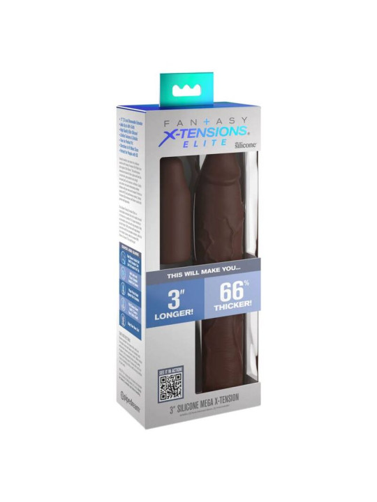 EXTENSOR DE SILICONA TENSIONS PIPEDREAMS CON PLUG DE LA MARCA FANTASY X-TENSIONS