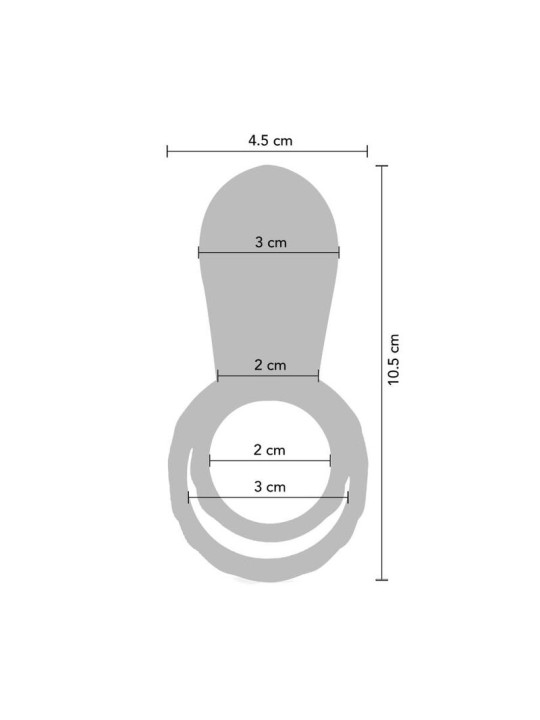 ANILLO VIBRADOR ESTIMULADOR CLITORIS Y PENE XOCOON DE LA MARCA XOCOON