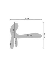 ANILLO VIBRADOR ESTIMULADOR CLITORIS Y PENE XOCOON DE LA MARCA XOCOON