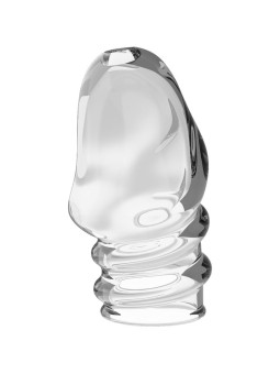 FUNDA ENGROSADORA DE PENE TRANSPARENTE TPR DE LA MARCA PRETTY LOVE MALE