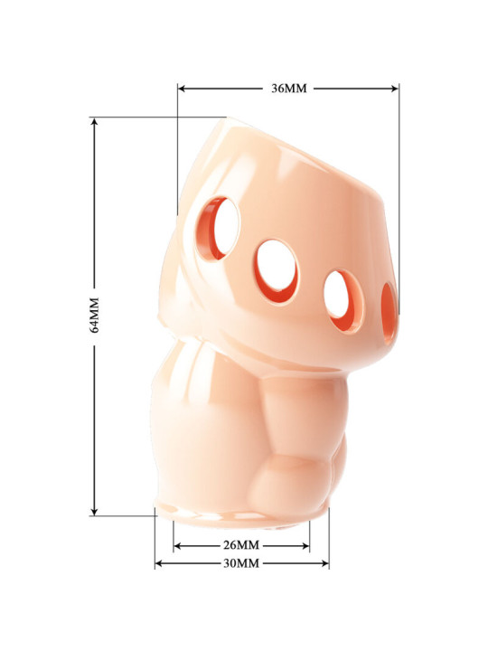 FUNDA ENGROSADORA PENE TPR SUAVE Y ELÁSTICA DE LA MARCA PRETTY LOVE MALE