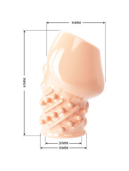 FUNDA ENGROSADORA PENE TPR SUAVE - ALARGADOR SEXUAL DE LA MARCA PRETTY LOVE MALE