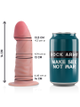 DUAL DENSITY TIGER DILDO REALISTA 14 CM -O- 4.46 CM DE LA MARCA ROCK ARMY
