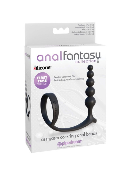 ANILLO PENE BOLAS ANALES ASS-GASM SILICONA ELITE DE LA MARCA ANAL FANTASY ELITE COLLECTION
