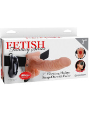 ARNES VIBRADOR PENE REALISTA 17.8 CM CON CONTROL REMOTO DE LA MARCA FETISH FANTASY SERIES