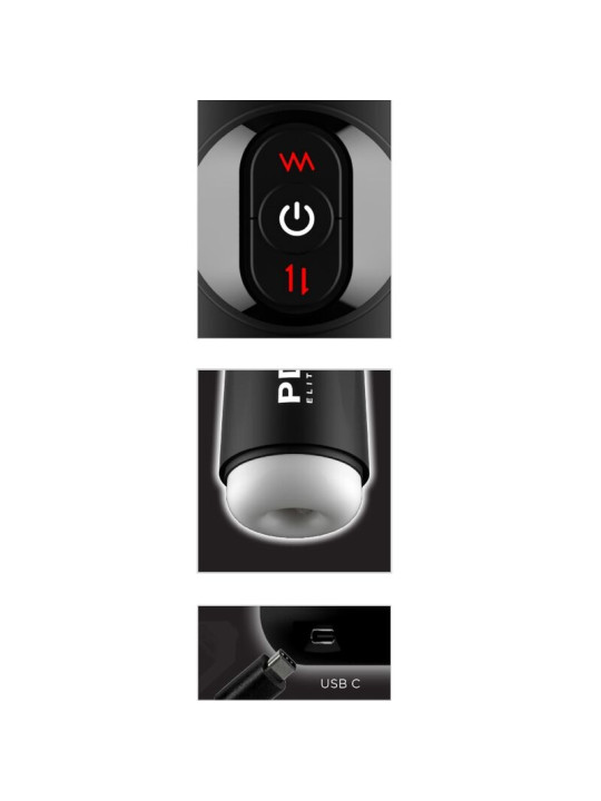 MASTURBADOR VIBRADOR MOTO-MILKER PDX ELITE DE LA MARCA PDX ELITE