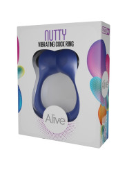 ANILLO VIBRADOR AZUL PARA PENE Y CLÍTORIS DE LA MARCA ALIVE