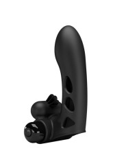 VIBRADOR DE DEDO NEGRO ORLANDO 10 FUNCIONES DE LA MARCA PRETTY LOVE MALE