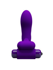 VIBRADOR DE DEDO ORLANDO 10 MODOS SILICONA MORADO DE LA MARCA PRETTY LOVE MALE