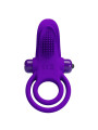 ANILLO VIBRADOR SILICONA 10 MODOS MORADO DE LA MARCA PRETTY LOVE MALE