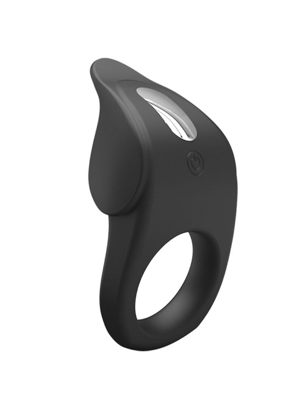 ANILLO VIBRADOR NEGRO PARA PENE CON 10 FUNCIONES DE LA MARCA PRETTY LOVE MALE