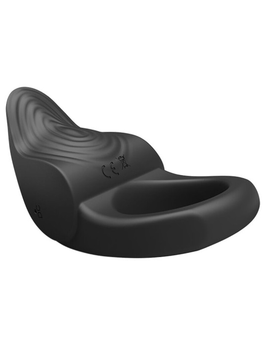ANILLO VIBRADOR NEGRO PARA PENE CON 10 FUNCIONES DE LA MARCA PRETTY LOVE MALE