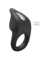ANILLO VIBRADOR NEGRO PARA PENE CON 10 FUNCIONES DE LA MARCA PRETTY LOVE MALE
