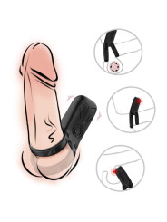 ANILLO VIBRADOR DOBLE ARMONY 9 MODOS SILICONA PREMIUM DE LA MARCA ARMONY FOR HIM