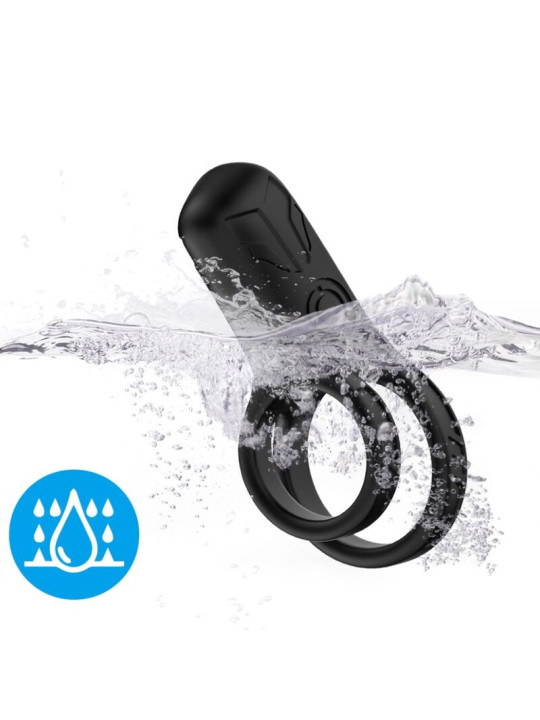 ANILLO VIBRADOR DOBLE ARMONY 9 MODOS SILICONA PREMIUM DE LA MARCA ARMONY FOR HIM