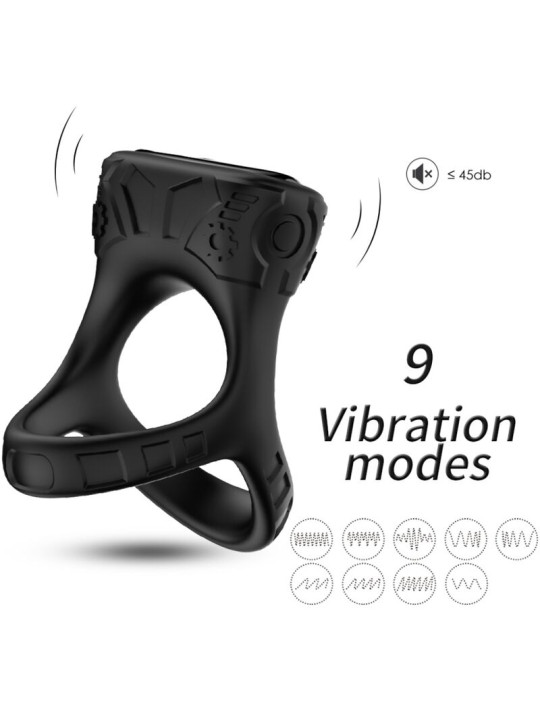 ANILLO VIBRADOR RECARGABLE 9 MODOS SILICONA ARMONY DE LA MARCA ARMONY FOR HIM
