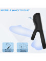 ANILLO VIBRADOR DOBLE ARMONY 9 MODOS SILICONA PREMIUM DE LA MARCA ARMONY FOR HIM