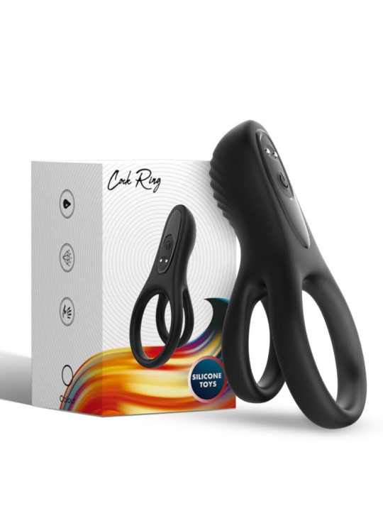 ANILLO VIBRADOR DOBLE ARMONY 9 MODOS SILICONA PREMIUM DE LA MARCA ARMONY FOR HIM