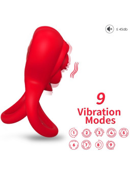 ANILLO VIBRADOR ARMONY 9 MODOS SILICONA PREMIUM DE LA MARCA ARMONY FOR HIM