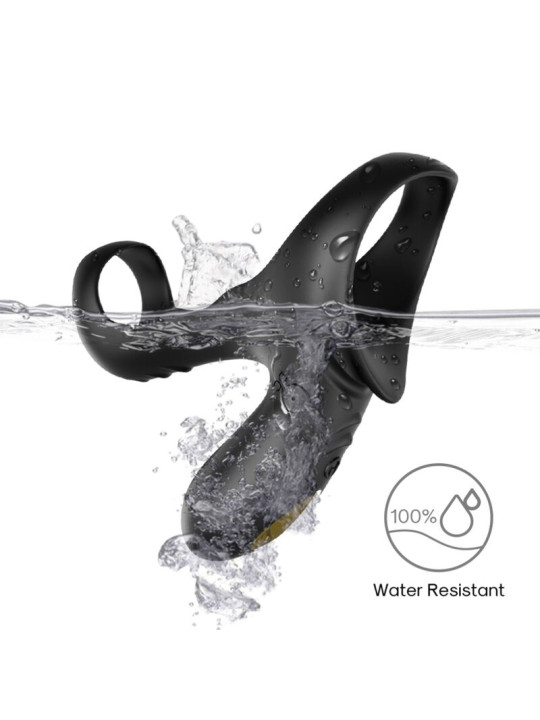 ANILLO VIBRADOR DOBLE ARMONY NEGRO 9 MODOS DE LA MARCA ARMONY FOR HIM