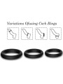 ANILLO TRIPLE SILICONA NEGRO ARMONY DE LA MARCA ARMONY FOR HIM