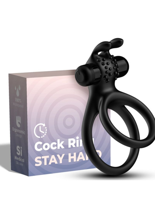 ANILLO VIBRADOR PAREJA RABBIT NEGRO ARMONY DE LA MARCA ARMONY FOR HIM