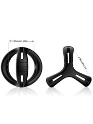 ANILLO MULTIPOSICIÓN ARMONY SILICONA NEGRO DE LA MARCA ARMONY FOR HIM