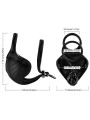 ANILLO VIBRADOR TESTICULAR 9 MODOS SILICONA NEGRO DE LA MARCA ARMONY FOR HIM