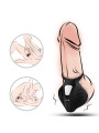 ANILLO VIBRADOR TESTICULAR 9 MODOS SILICONA NEGRO DE LA MARCA ARMONY FOR HIM