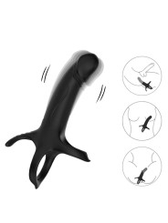 ANILLO VIBRADOR REMOTO NEGRO ARMONY 9 MODOS DE LA MARCA ARMONY FOR HIM
