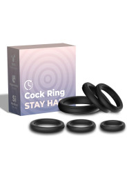 ANILLO PENE SILICONA NEGRO ARMONY ESTIMULACIÓN ERÓTICA DE LA MARCA ARMONY FOR HIM