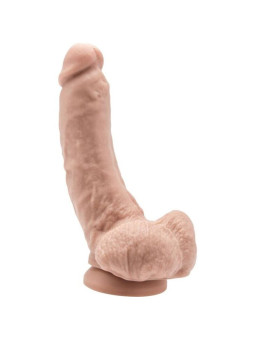 DILDO REALÍSTICO 20,5 CM CON VENAS Y TESTÍCULOS PVC DE LA MARCA GET REAL