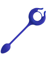 ANILLO VIBRADOR CON PESO PARA PENE ADMIRAL AZUL DE LA MARCA CALEXOTICS